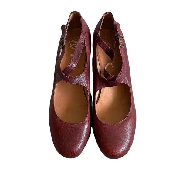JEFFREY CAMPBELL Mary Jane Leather Shoes Heel Burgundy 40 EU - Picture 4 of 10